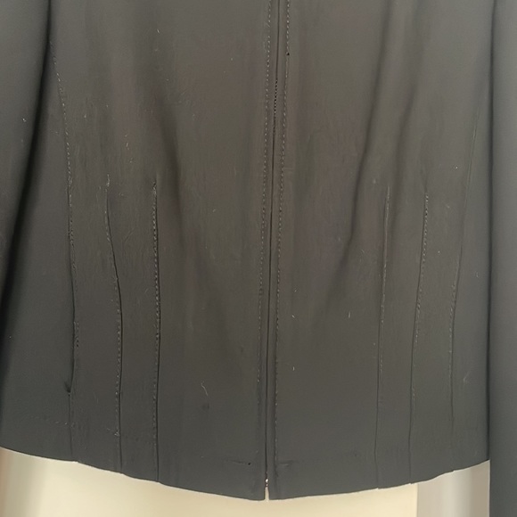ZARA Basic Black Bolero Crop Jacket - Picture 5 of 6